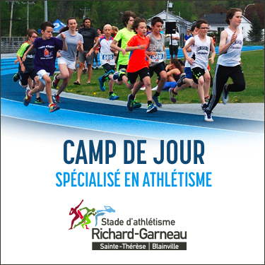 Camp de jour spécialisé en athlétisme