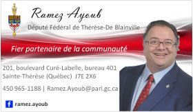 Ramez Ayoub, député fédéral de Thérèse-de-Blainville